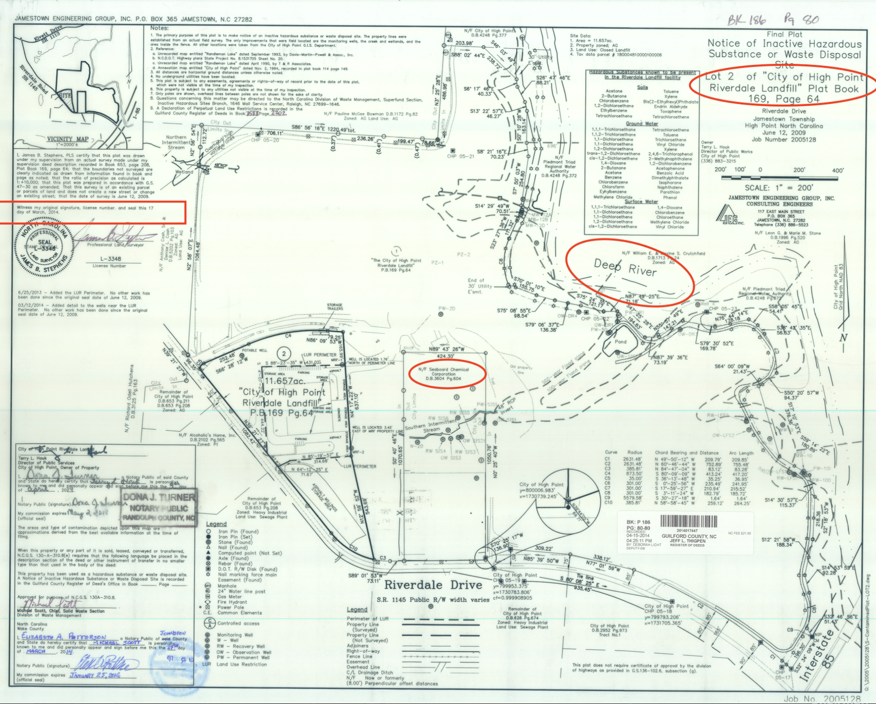 High Point Landfill/Seaboard contamination: Voices from the past are more relevant than ever