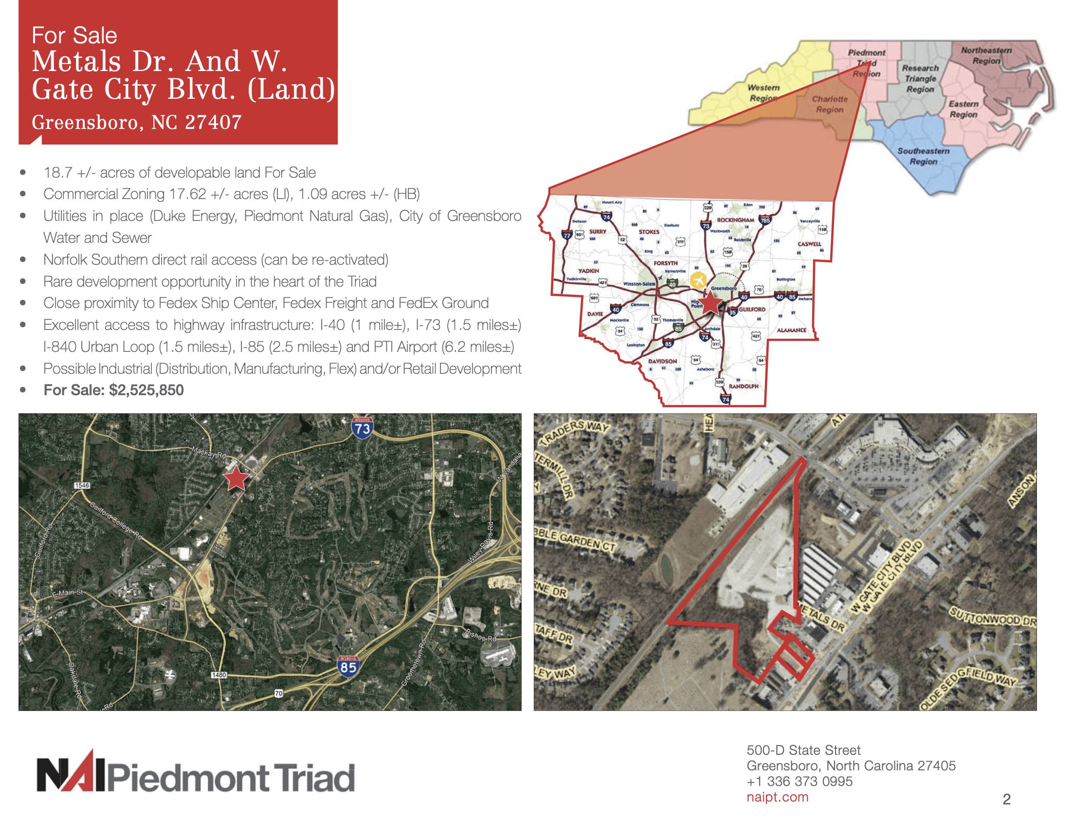 NCDEQ approved ‘evaluation’ of 17-acre site near Adams Farm for a concrete plant/transport facility