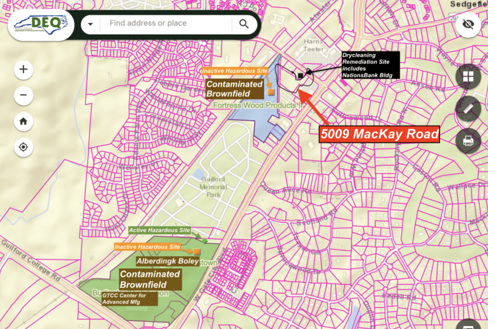 5009 MACKAY RD is on GSO zoning agenda for multi-family residential