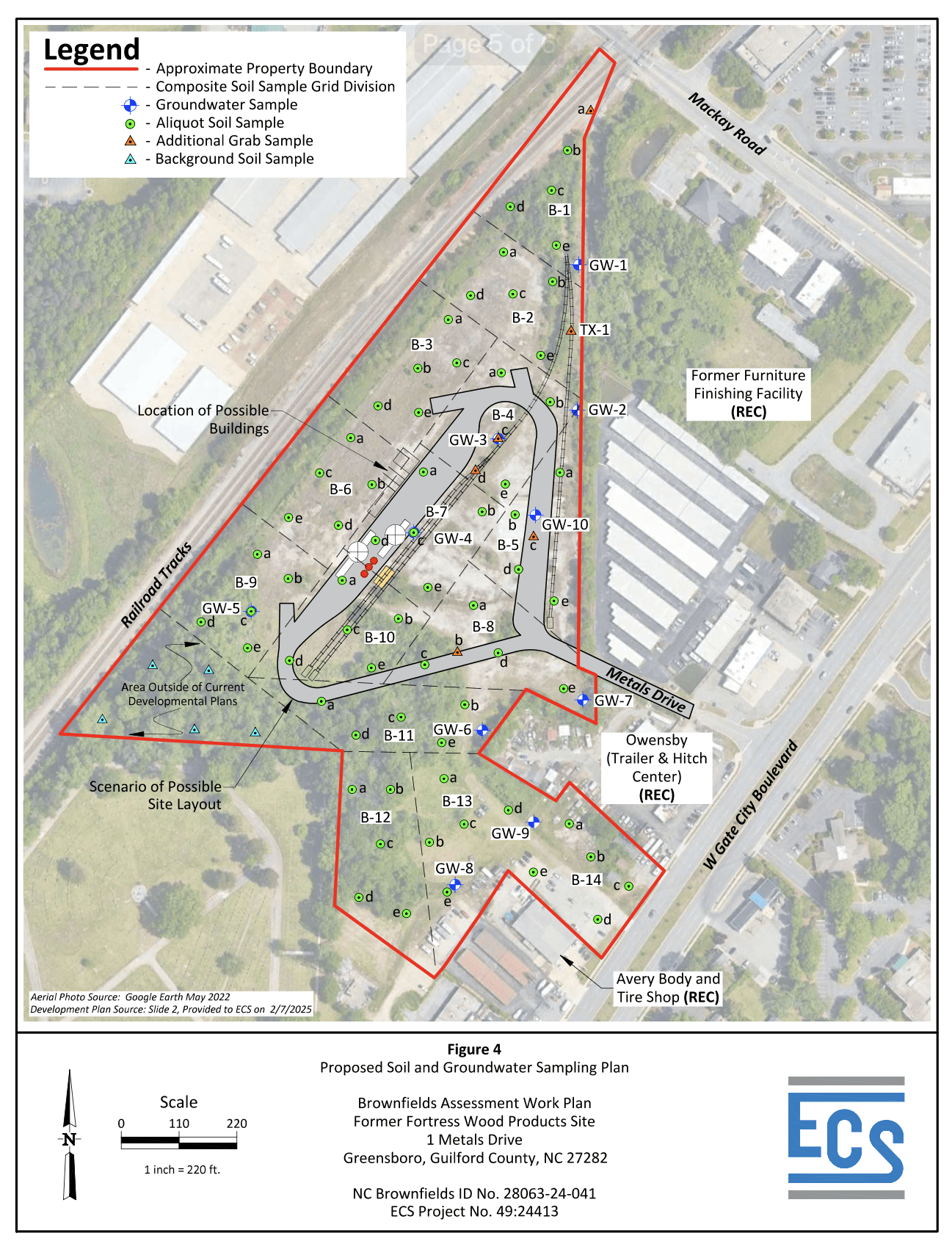 Planning for concrete plant at MacKay/Gate City Blvd began in Sept 2024